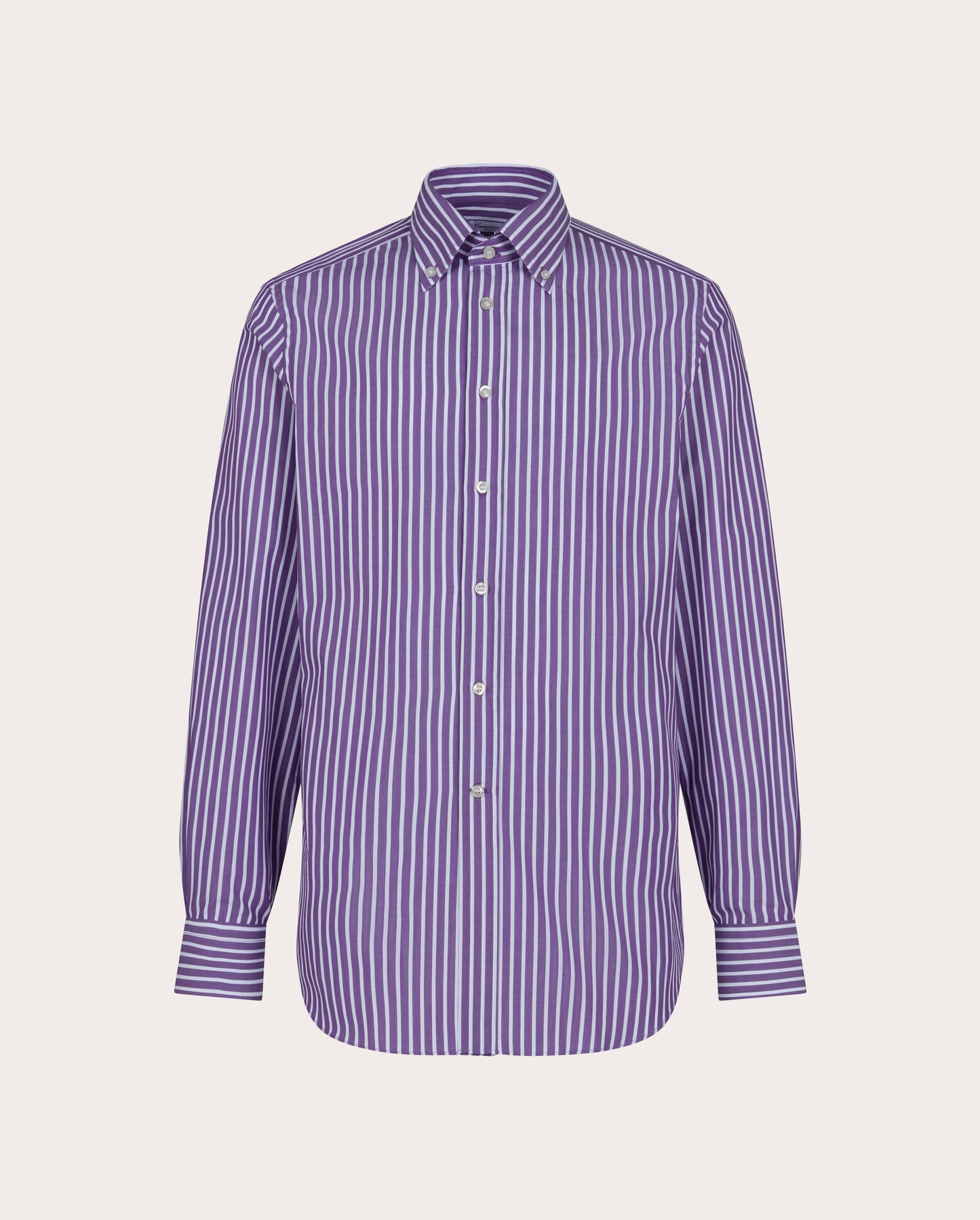 Camicissima Men's Premium 100% Cotton Formal Shirt - Violet | Slim Fit