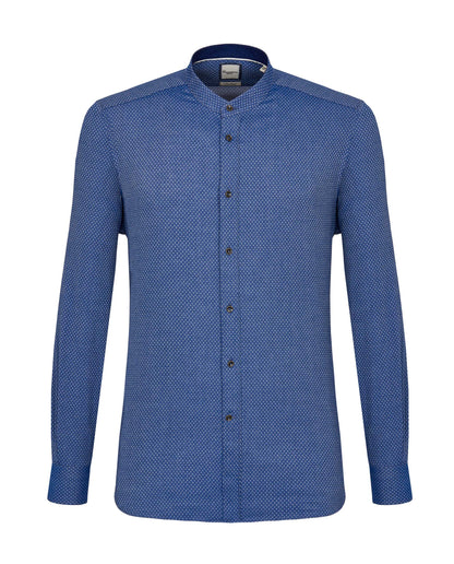 Camicissima Men’s Slim Comfort Fit Trendy Dobby Shirt | 100% Cotton