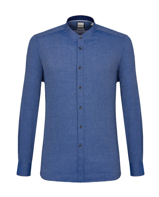 Camicissima Men’s Slim Comfort Fit Trendy Dobby Shirt | 100% Cotton