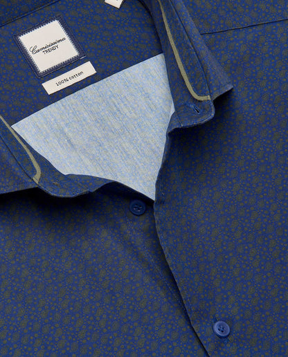 Smart-Casual Slim Comfort Printed Shirt