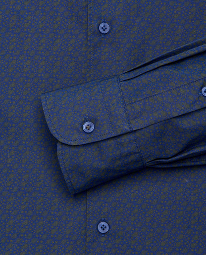 Smart-Casual Slim Comfort Printed Shirt