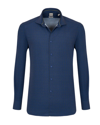Smart-Casual Slim Comfort Printed Shirt
