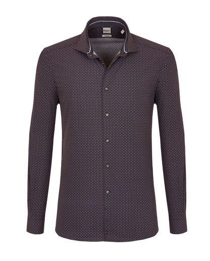 Camicissima Everyday Trendwear Printed Poplin Shirt