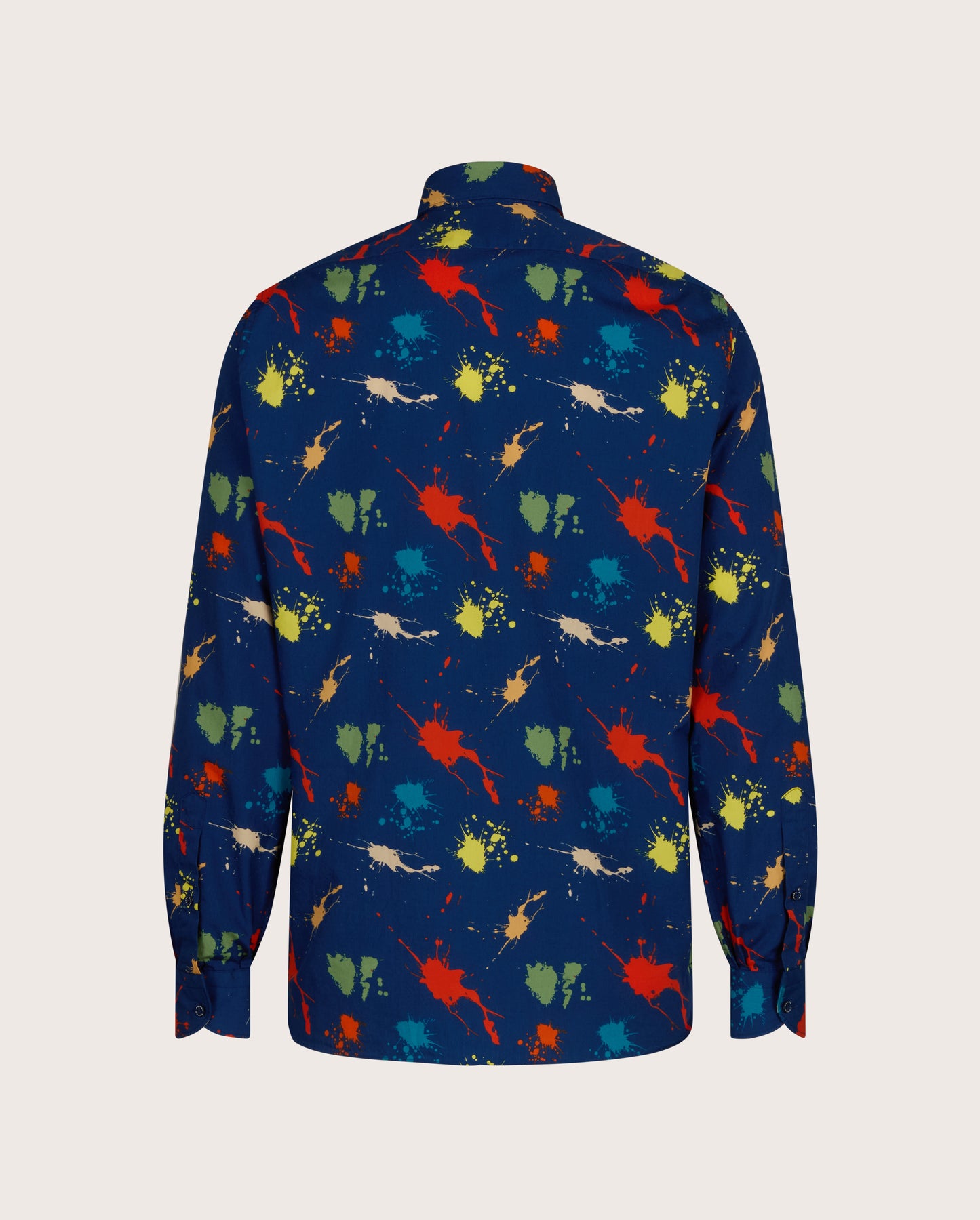 Camicissima Men's Premium 100% Cotton Punch Shirt - Blue Navy | Relaxed Fit