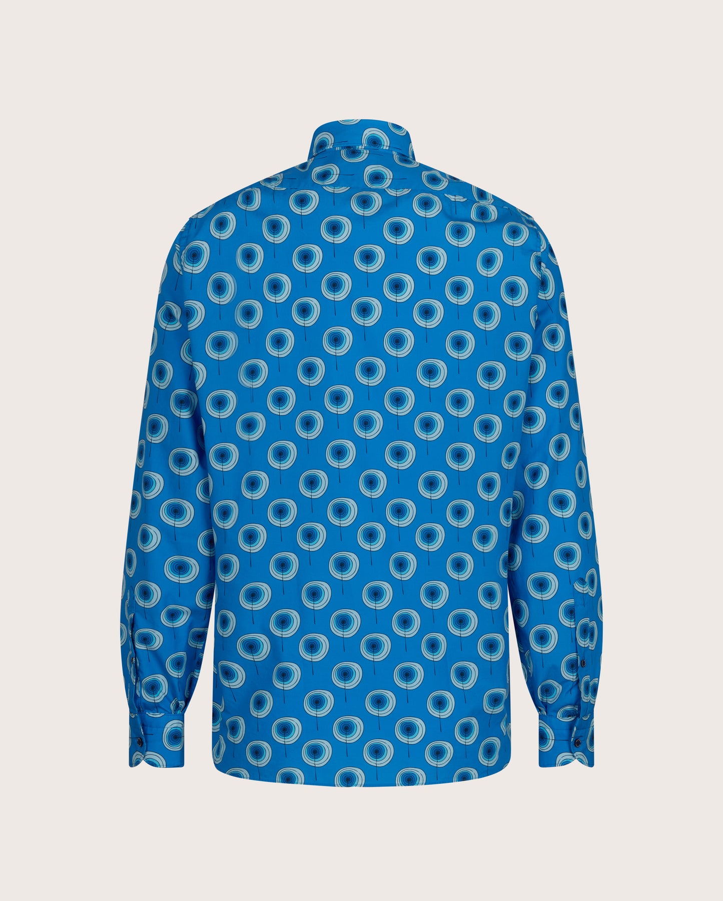Camicissima Men's Premium 100% Cotton Punch Shirt - Blue | Relaxed Fit