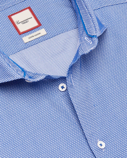 Camicissima Extra Slim Fit Trendy Cotton Dobby Shirt