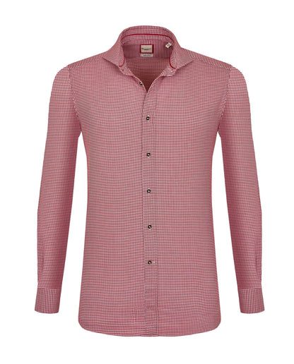 Camicissima Men’s Extra Slim Fit Trendy Dobby Shirt | 100% Cotton