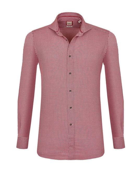 Camicissima Men’s Extra Slim Fit Trendy Dobby Shirt | 100% Cotton