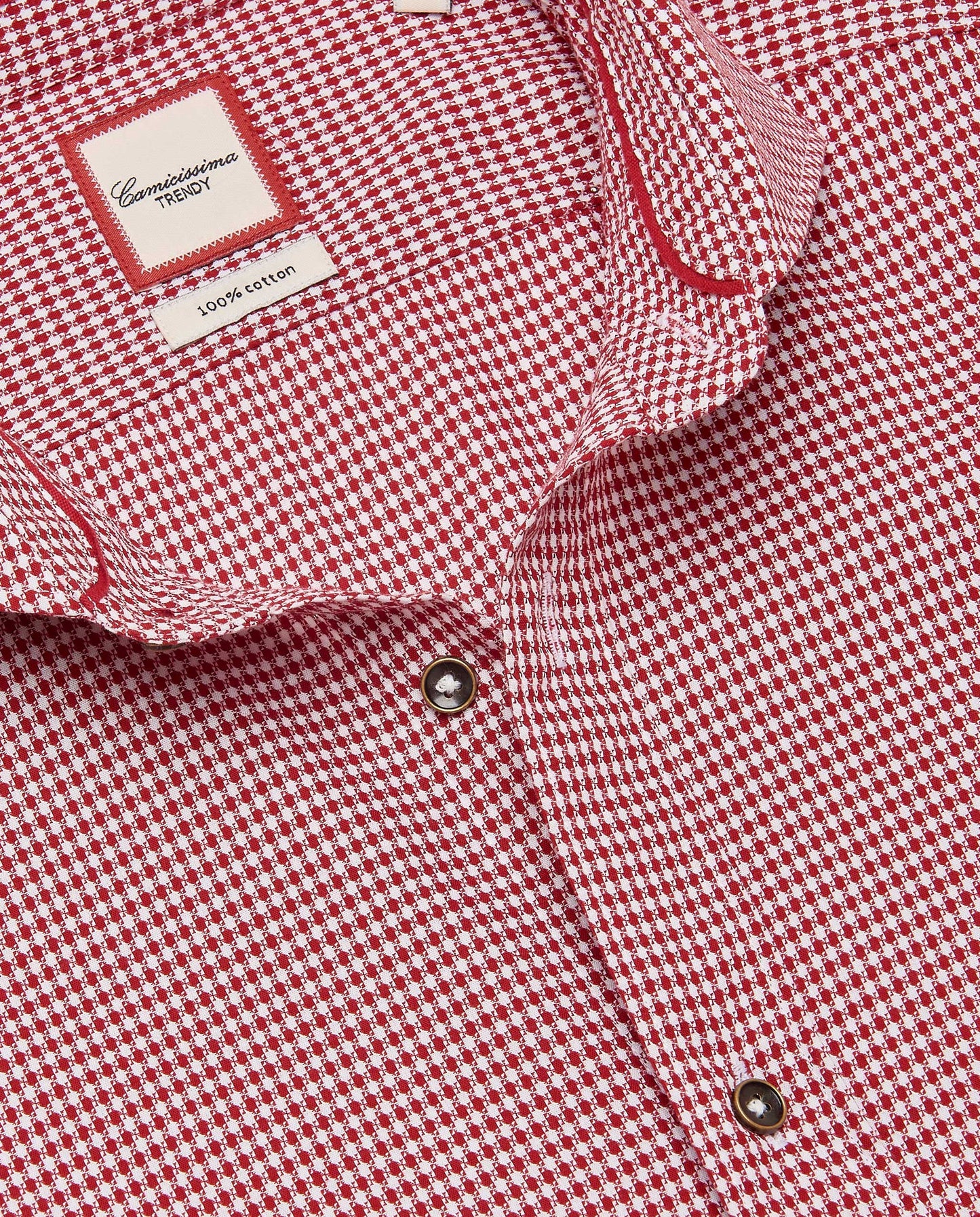 Camicissima Men’s Extra Slim Fit Trendy Dobby Shirt | 100% Cotton