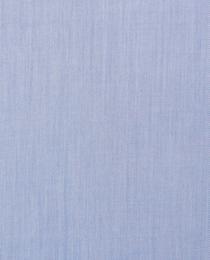 Men’s Slim Fit Plain Shirt – Azure | 100% Cotton | Classic Full Sleeves