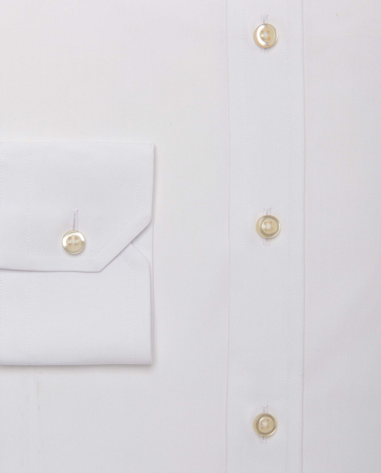 Camicissima Men’s Slim Fit Plain Shirt – White | 100% Cotton | Classic Full Sleeves
