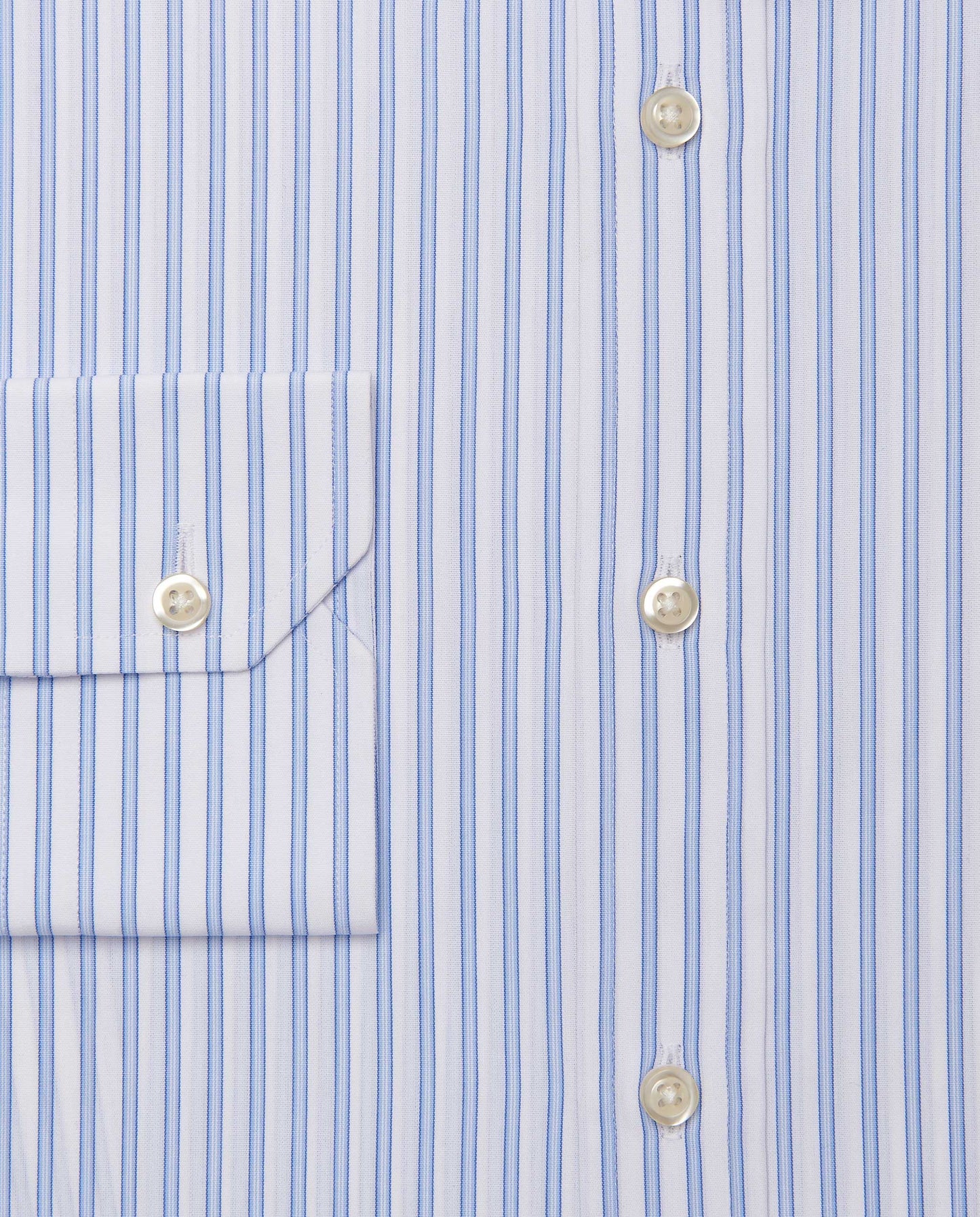 Camicissima Men’s Fitted Striped Shirt – Light Blue | Fancy Full Sleeves | 100% Cotton