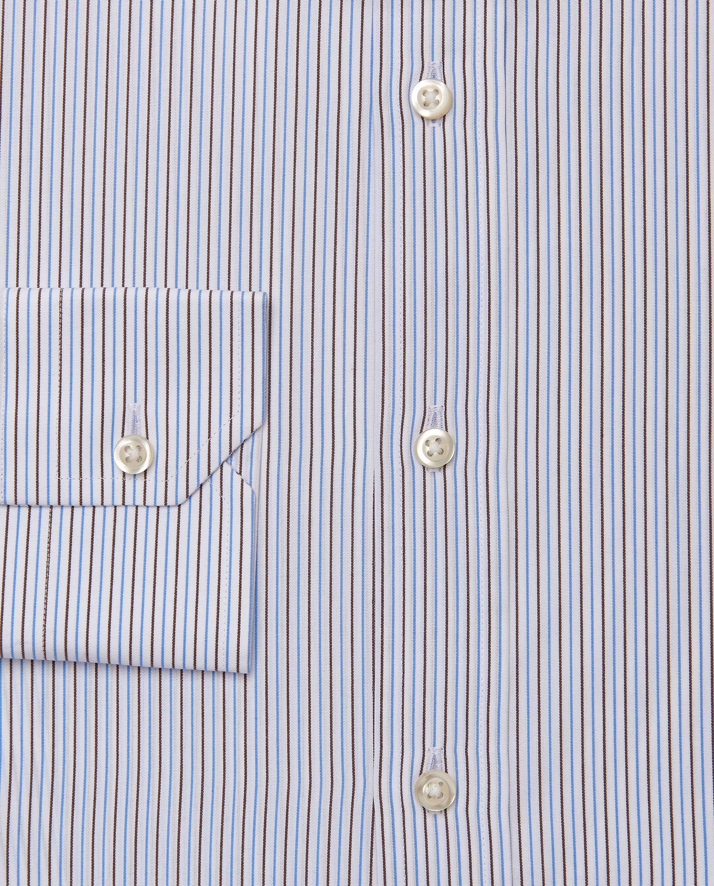 Camicissima Men’s Fitted Striped Shirt – Light Blue | Fancy Full Sleeves | 100% Cotton