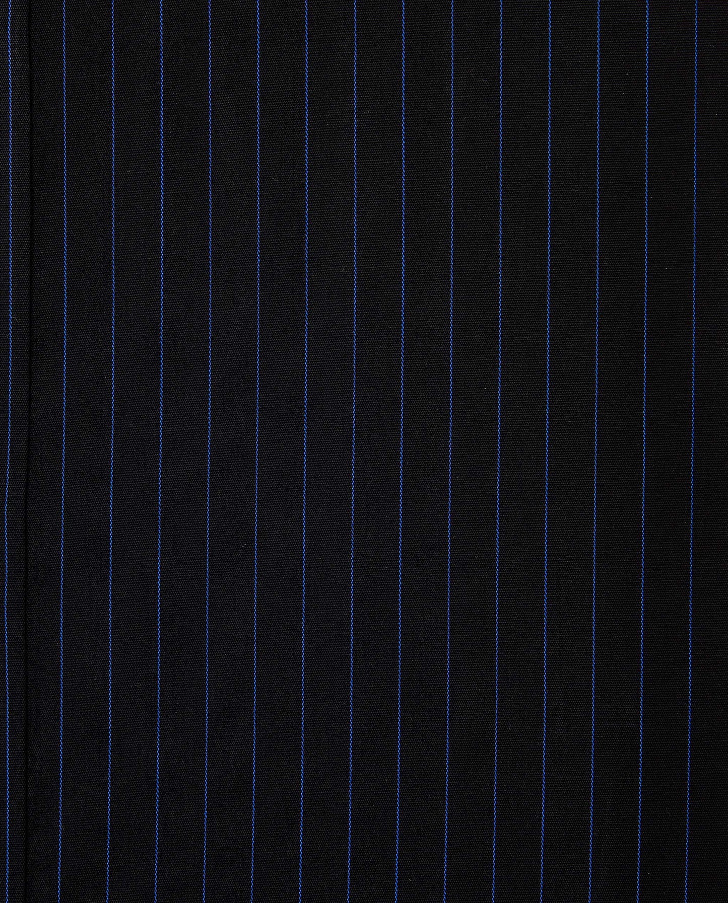 Camicissima Men’s Fitted Striped Shirt – Black | Fancy Full Sleeves | 100% Cotton
