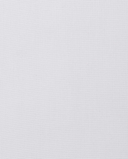 Camicissima Men’s Fitted Self-Textured Shirt – White | 100% Cotton | Classic Full Sleeves