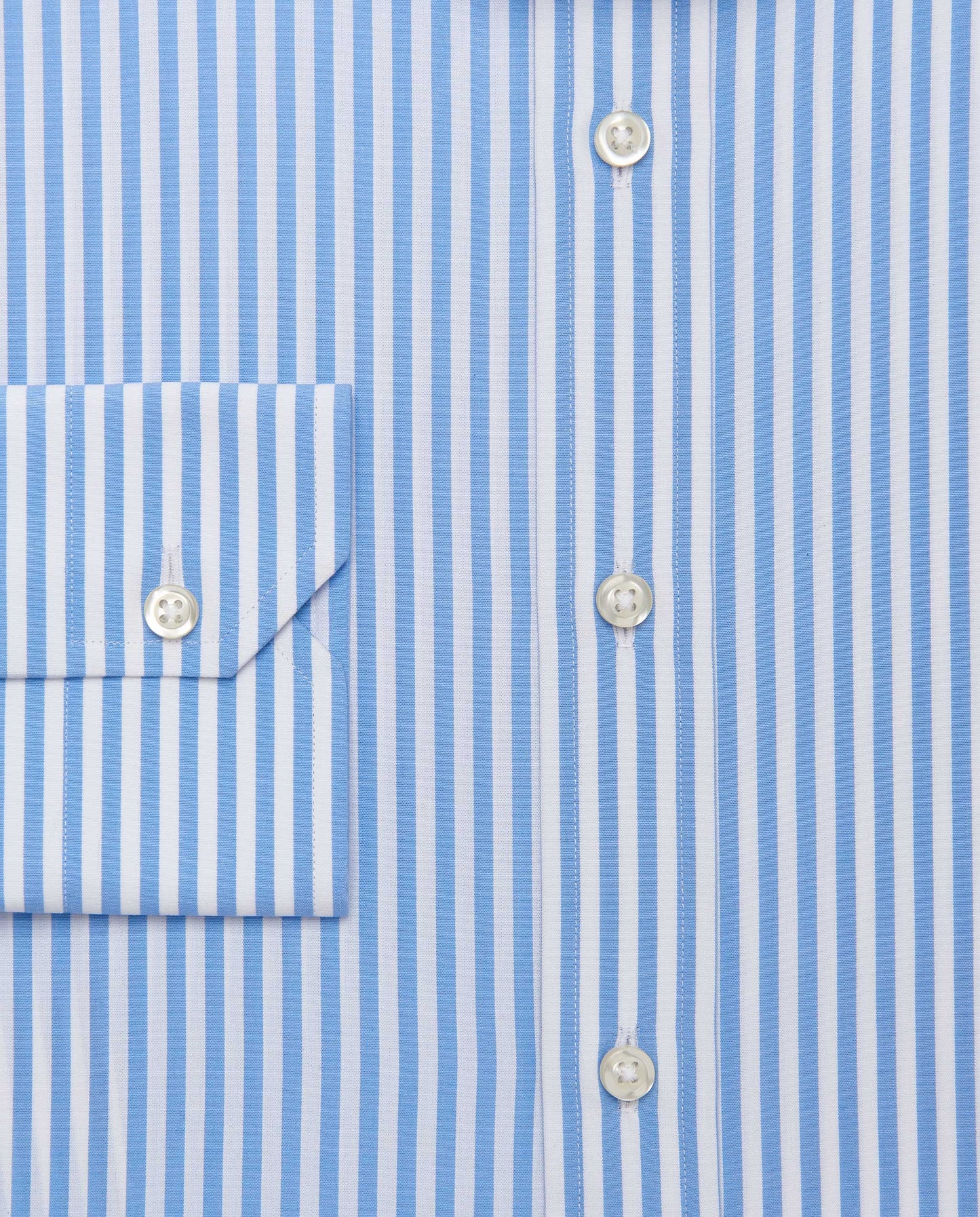 Camicissima Men’s Fitted Striped Shirt – Light Blue | 100% Cotton | Classic Full Sleeves