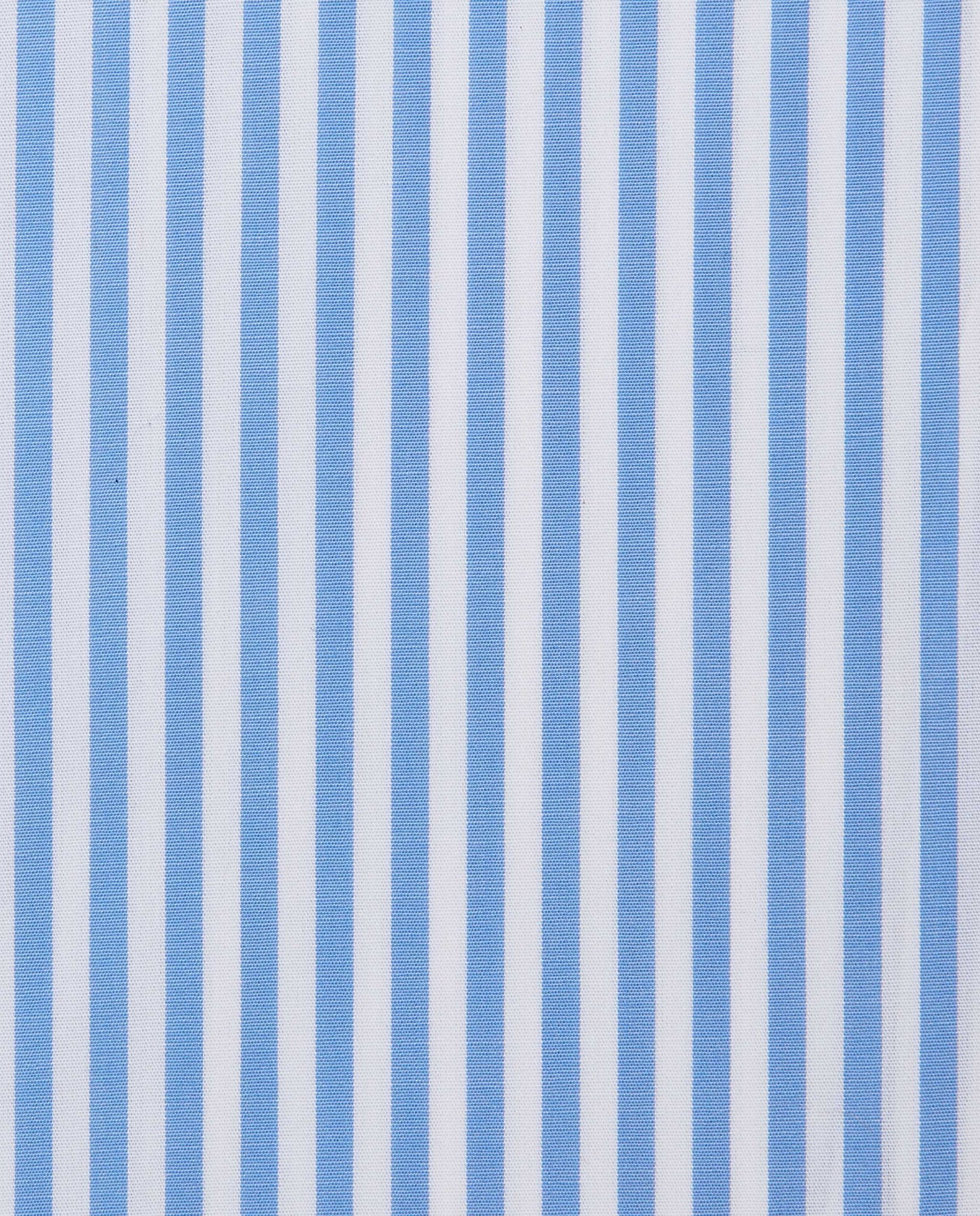 Camicissima Men’s Fitted Striped Shirt – Light Blue | 100% Cotton | Classic Full Sleeves