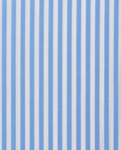 Camicissima Men’s Fitted Striped Shirt – Light Blue | 100% Cotton | Classic Full Sleeves