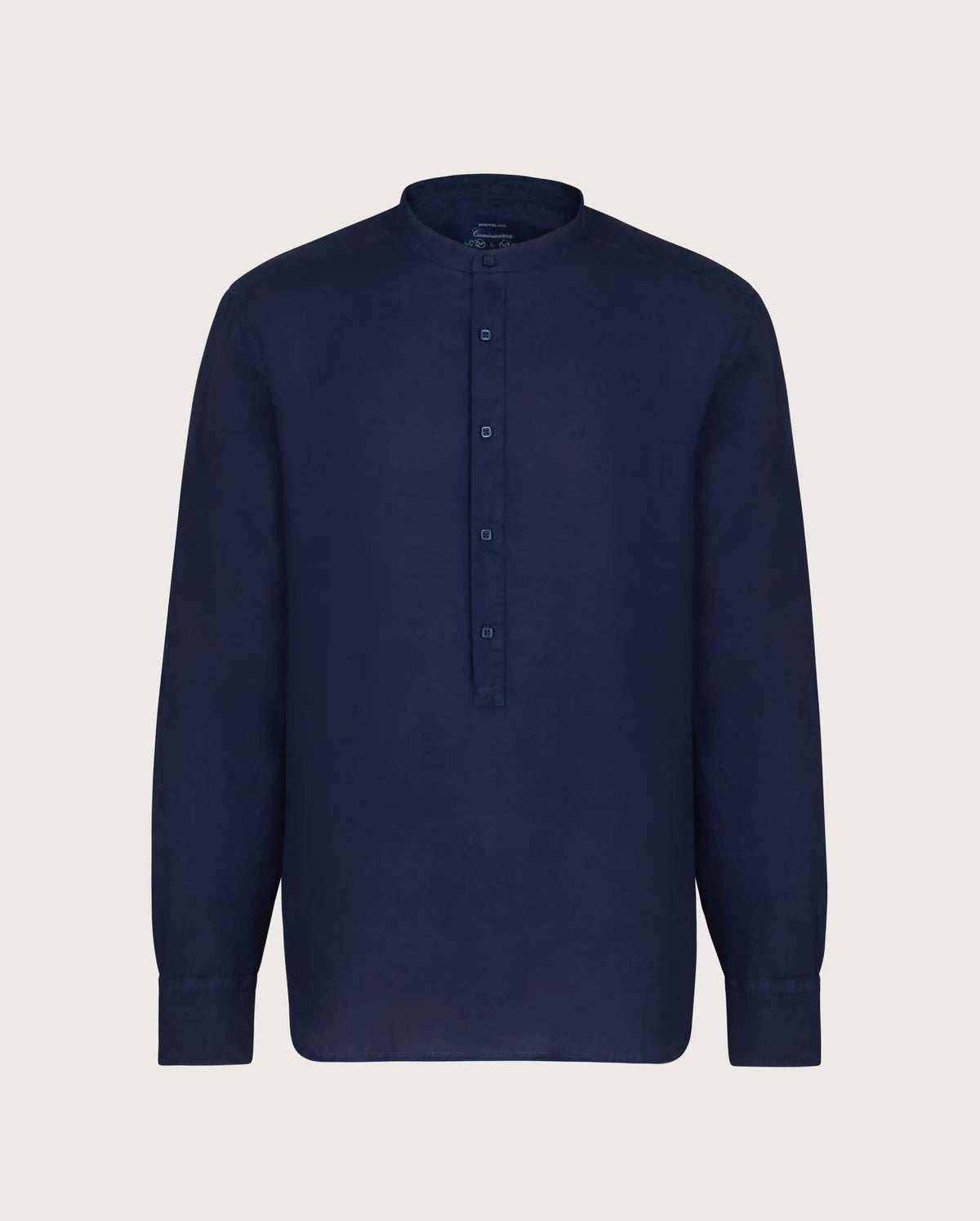 Camicissima Men's Premium Linen Formal Shirt - BLUE | Solid | Regular Fit