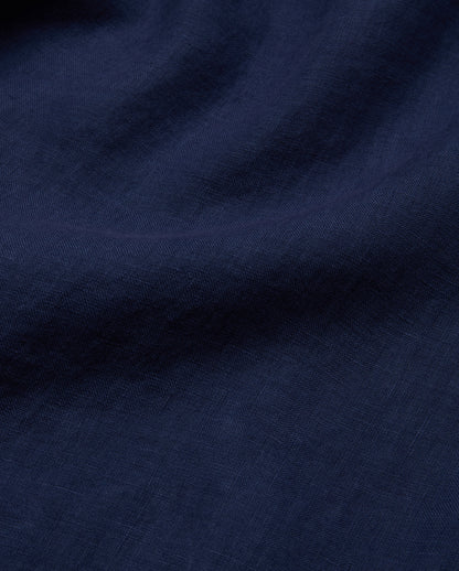Camicissima Men's Premium Linen Formal Shirt - BLUE | Solid | Regular Fit