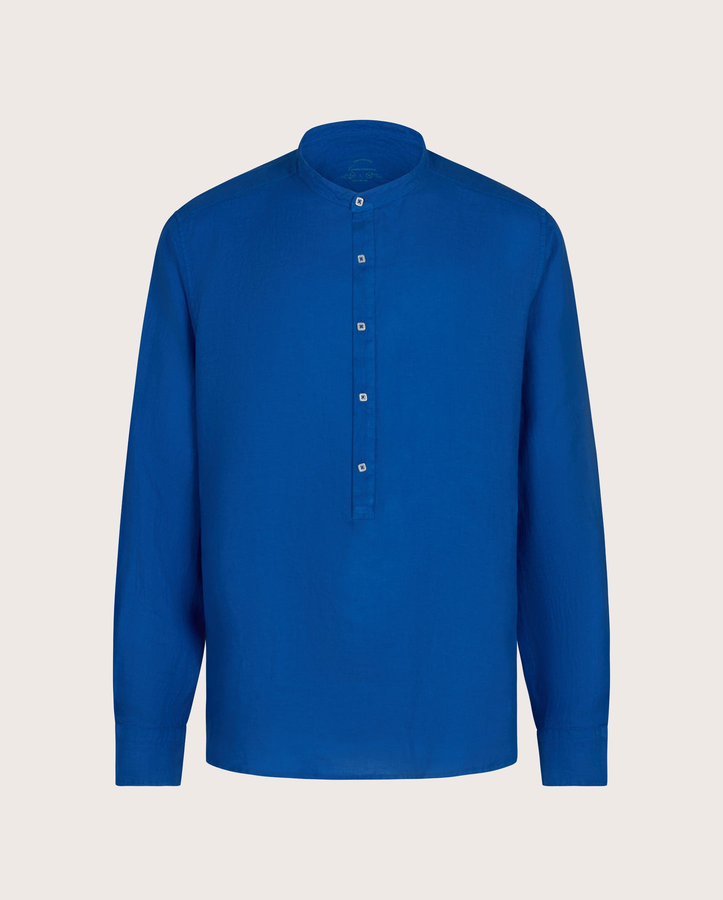 Camicissima Men's Premium Linen Formal Shirt - El BLUE | Solid | Regular Fit