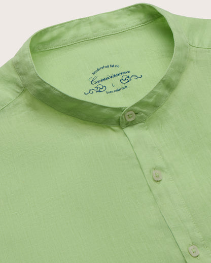 Camicissima Men's Premium Linen Formal Shirt - SERAFINO | Regular Fit