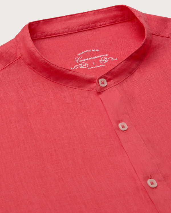 Camicissima Men's Premium Linen Formal Shirt - SERAFINO | Regular Fit