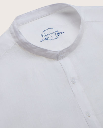 Camicissima Men's Premium Linen Formal Shirt - SERAFINO | Regular Fit