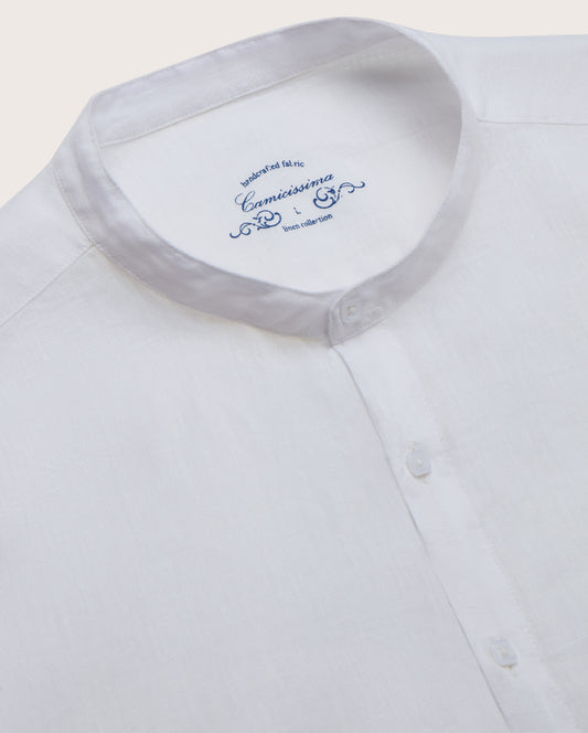 Camicissima Men's Premium Linen Formal Shirt - SERAFINO | Regular Fit