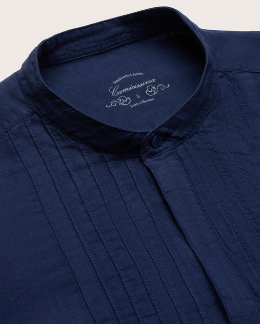 Camicissima Men's Premium LINEN shirt | PLASTRON