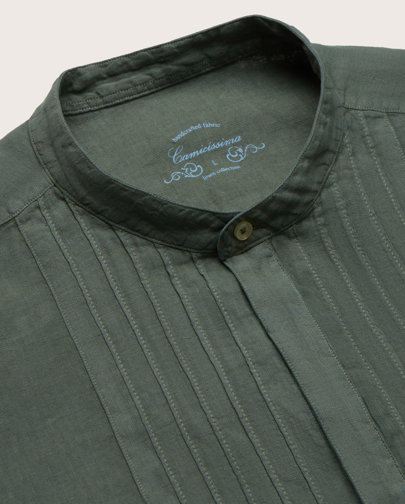 Camicissima Men's Premium LINEN shirt | PLASTRON