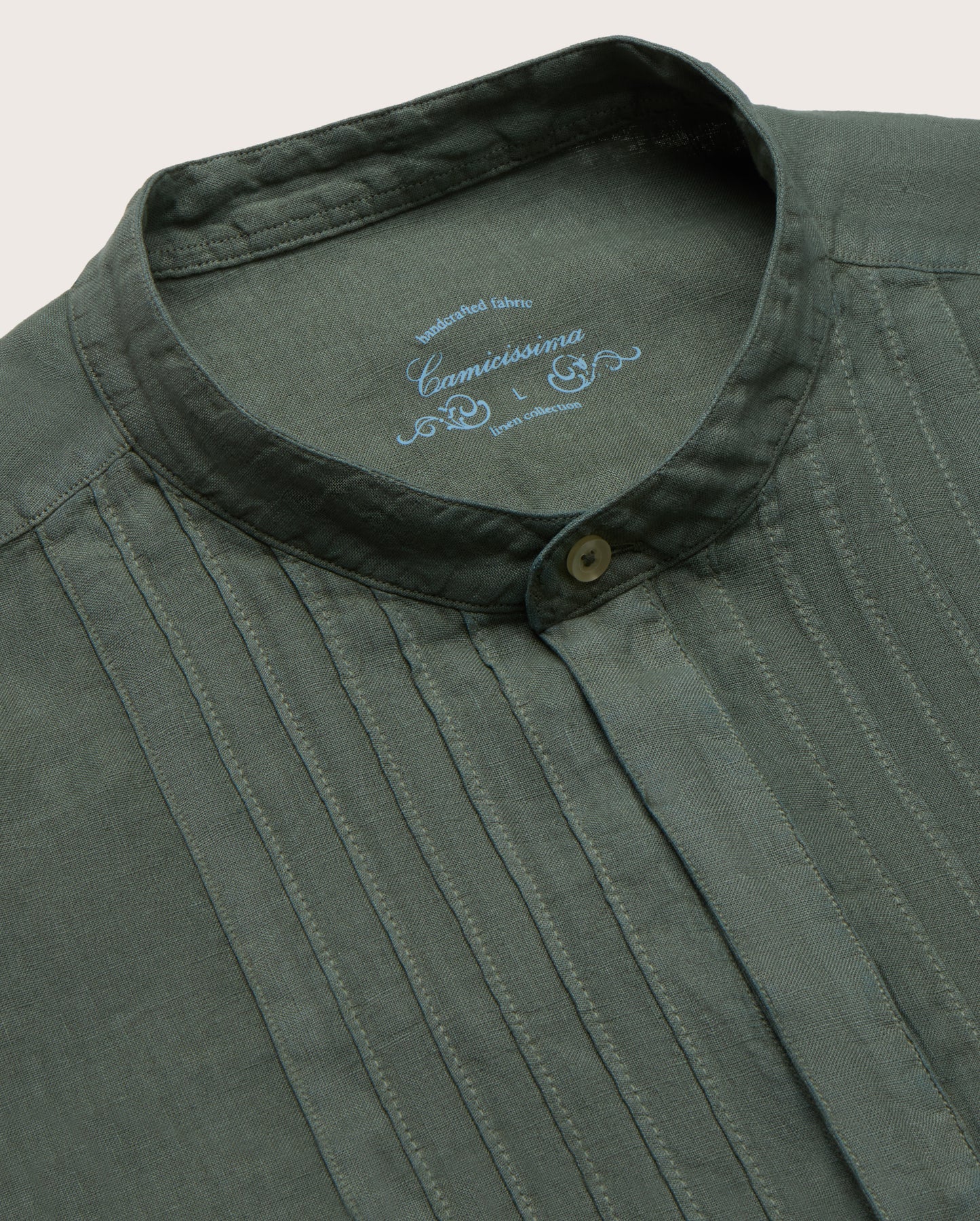 Camicissima Men's Premium LINEN shirt | PLASTRON