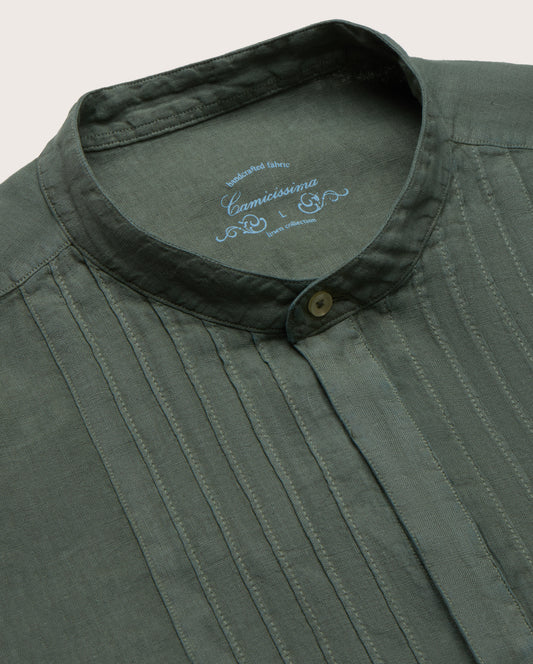 Camicissima Men's Premium LINEN shirt | PLASTRON