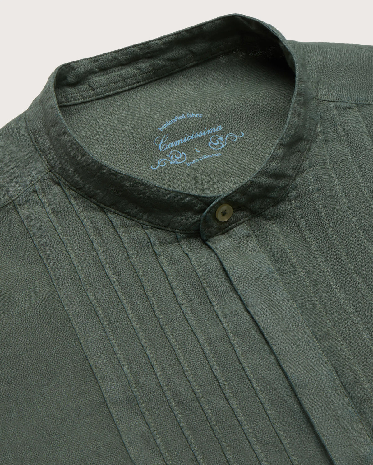 Camicissima Men's Premium LINEN shirt | PLASTRON