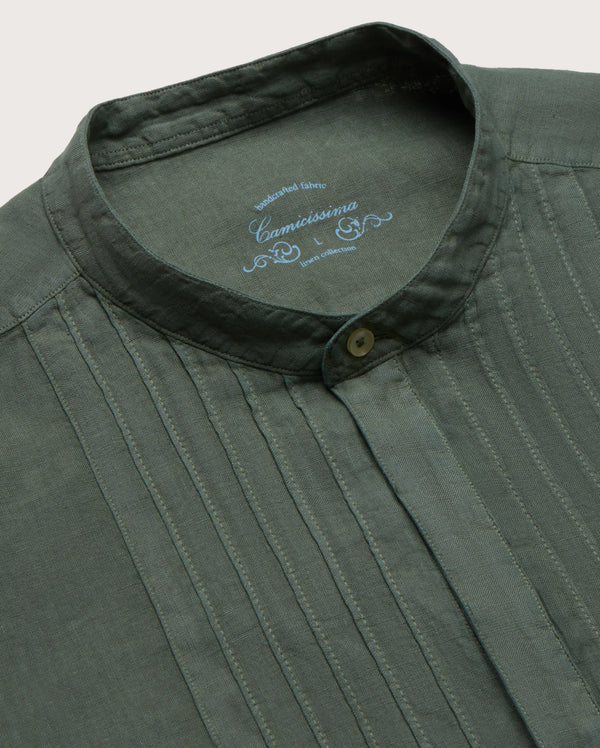 Camicissima Men's Premium LINEN shirt | PLASTRON
