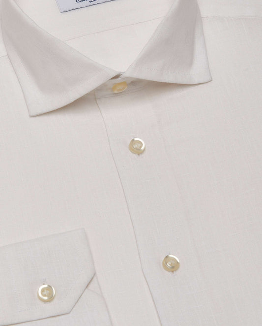 Men’s Slim Fit Linen Shirt – Plain | Fancy Full Sleeves | Lightweight Comfort