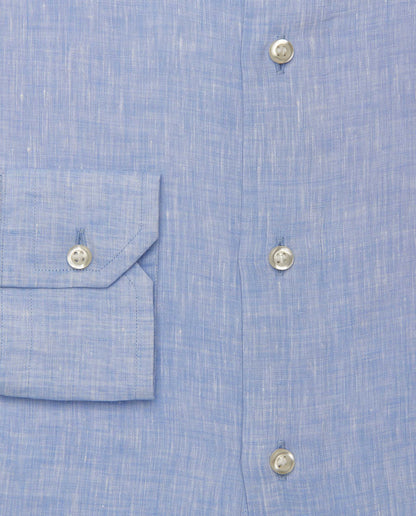 Camicissima Men’s Slim Fit Linen Shirt – Plain Fancy Style | Full Sleeves | Lightweight Comfort