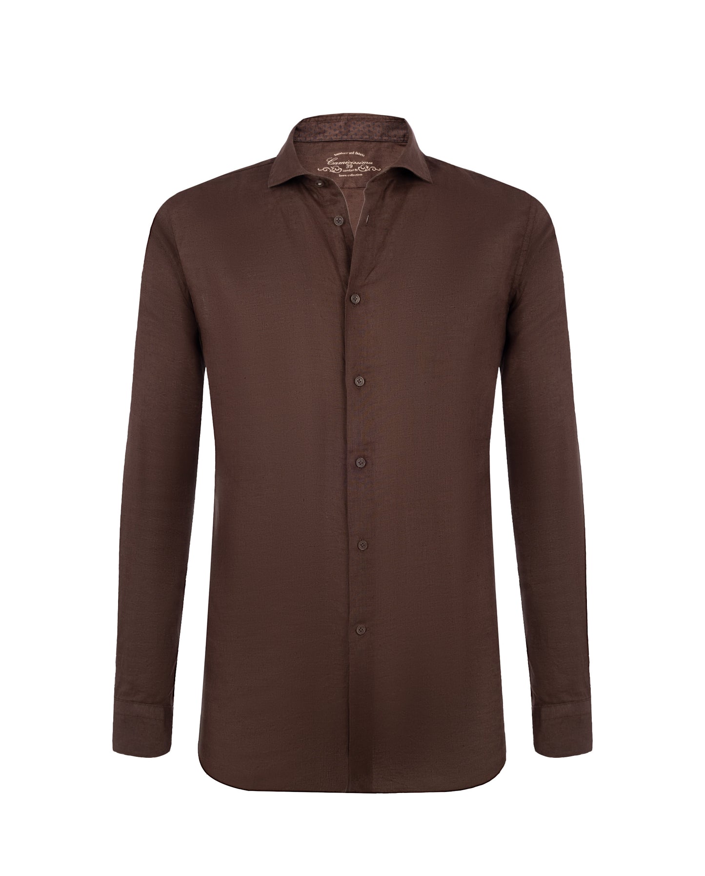 Camicissima Men’s Bright Colour Linen Garment-Dyed Comfort Shirt