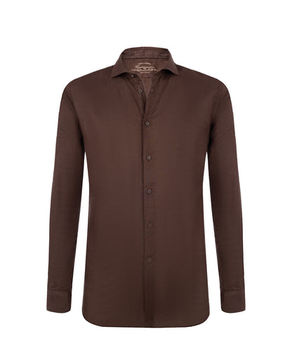 Camicissima Men’s Bright Colour Linen Garment-Dyed Comfort Shirt