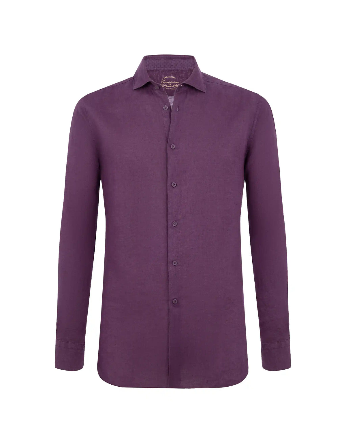 Camicissima Men’s Bright Colour Linen Garment-Dyed Comfort Shirt