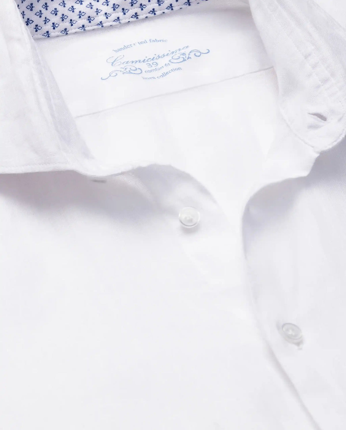 Camicissima Men’s Bright Colour Linen Garment-Dyed Comfort Shirt