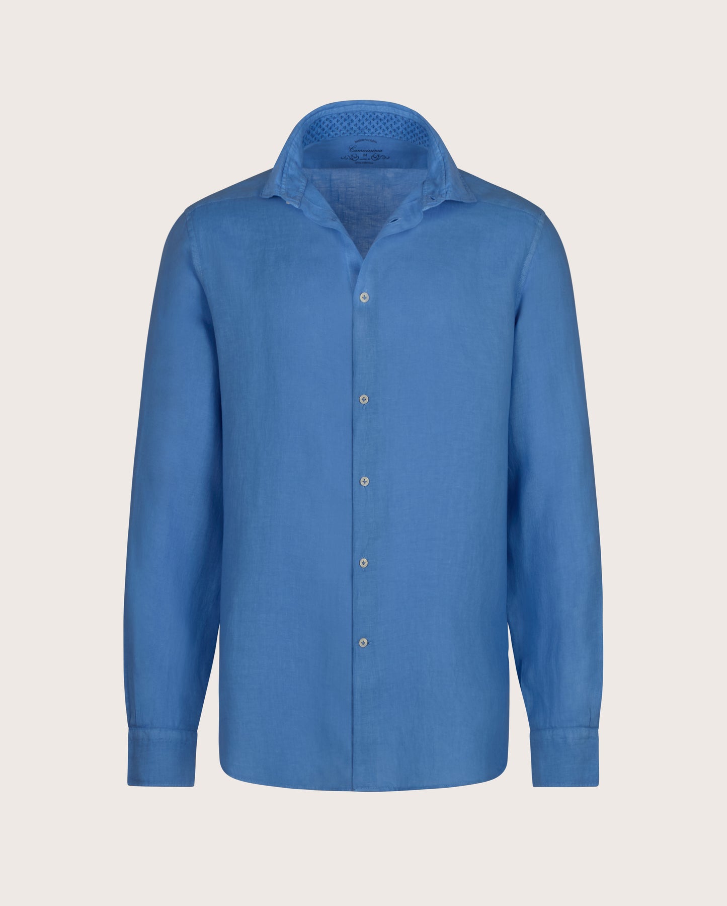 Camicissima Men's Premium Linen Formal Shirt - BLUE | COMFORT
