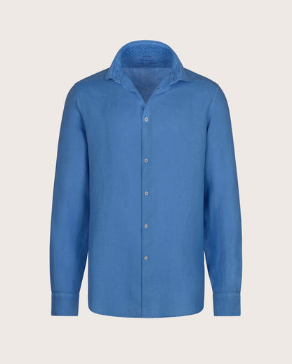 Camicissima Men's Premium Linen Formal Shirt - BLUE | COMFORT