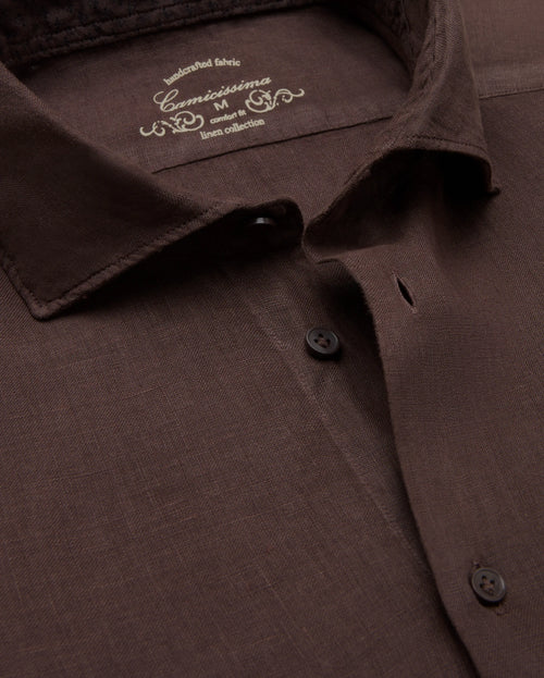 Camicissima Men's Premium Linen Formal Shirt Relaxed Fit
