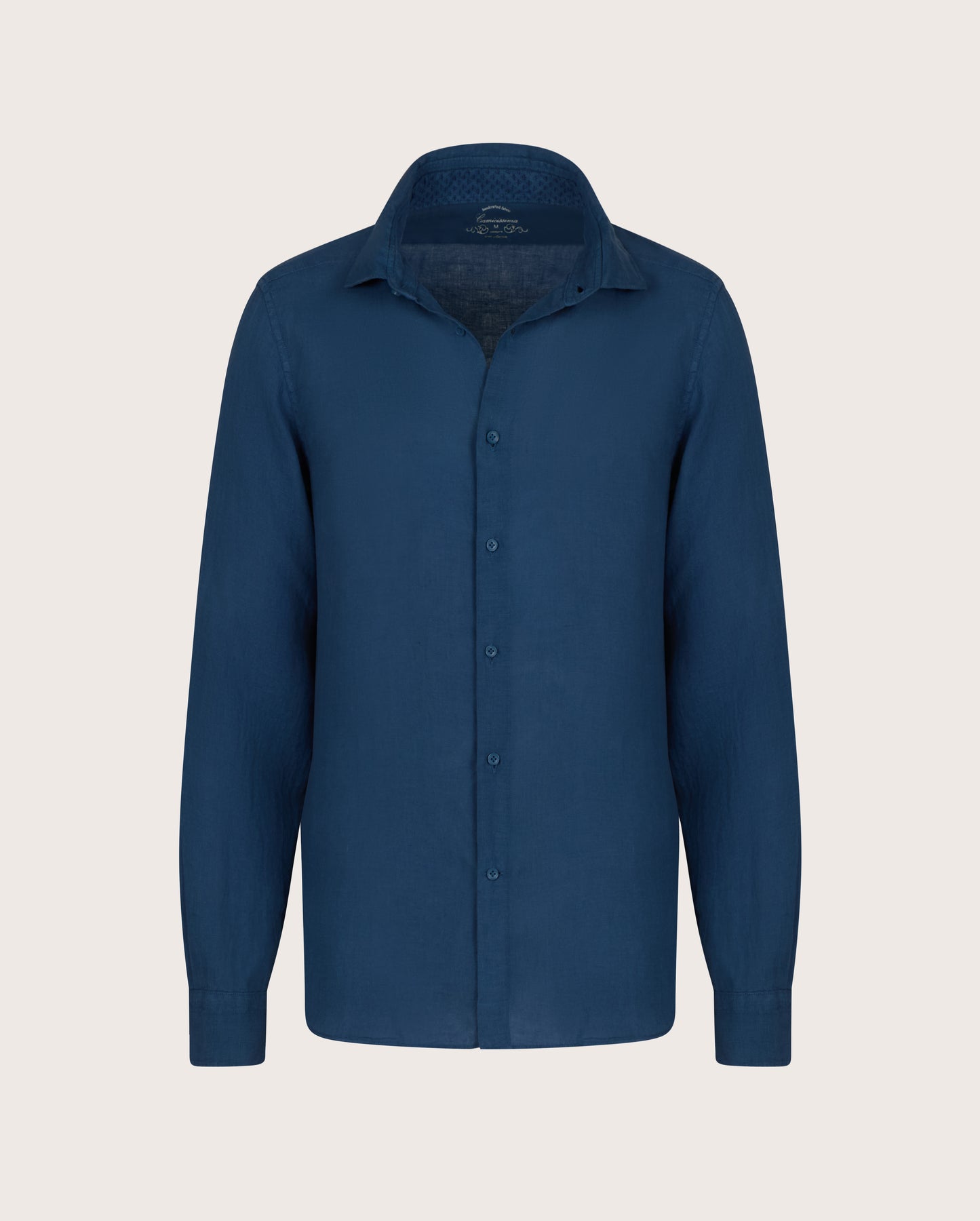 Camicissima Men's Premium Linen Formal Shirt - BLUE | COMFORT