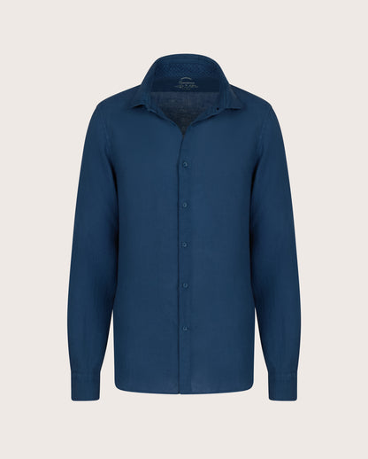 Camicissima Men's Premium Linen Formal Shirt - BLUE | COMFORT