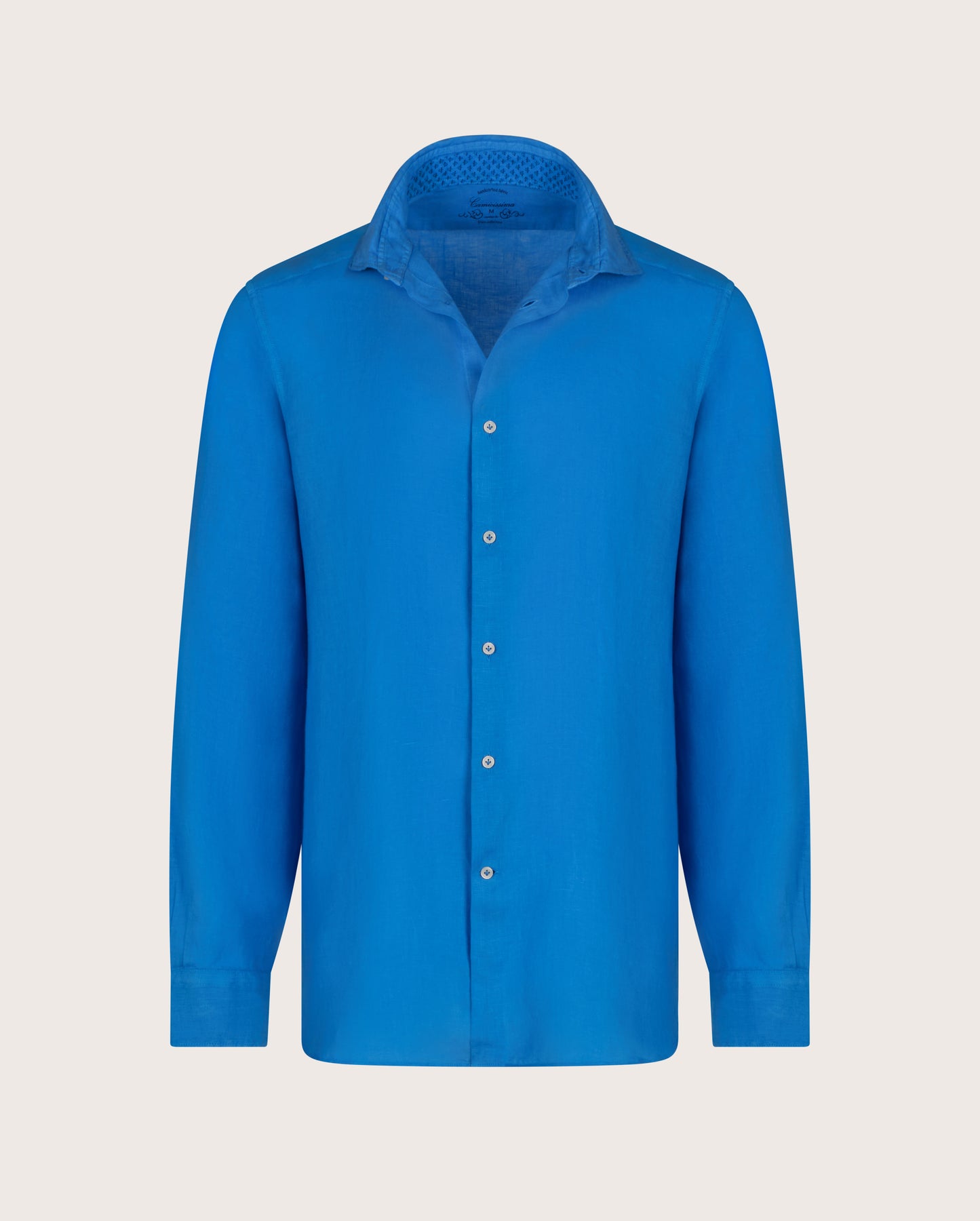 Camicissima Men's Premium Linen Formal Shirt - BLUE | COMFORT