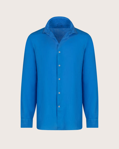 Camicissima Men's Premium Linen Formal Shirt - BLUE | COMFORT