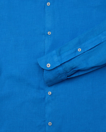 Camicissima Men's Premium Linen Formal Shirt - BLUE | COMFORT