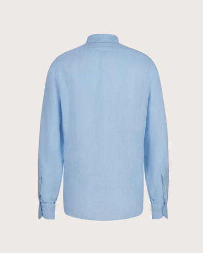 Camicissima Men's Premium Linen Formal Shirt - Light Blue | Relaxed Fit